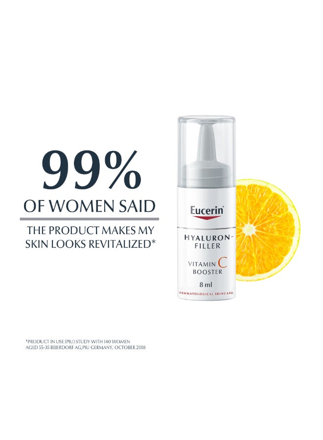 Eucerin - Hyaluron Filler Anti-Aging Face Serum Vitamin C Booster With Hyaluronic Acid Suitable For All Skin Types, 3 X 8ml - Image 1