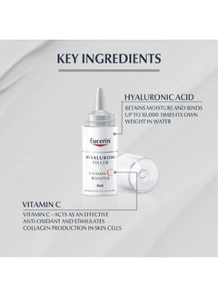 Eucerin Hyaluron Filler Anti-Aging Face Serum Vitamin C Booster With Hyaluronic Acid Suitable For All Skin Types, 3 X 8ml  - Image 4