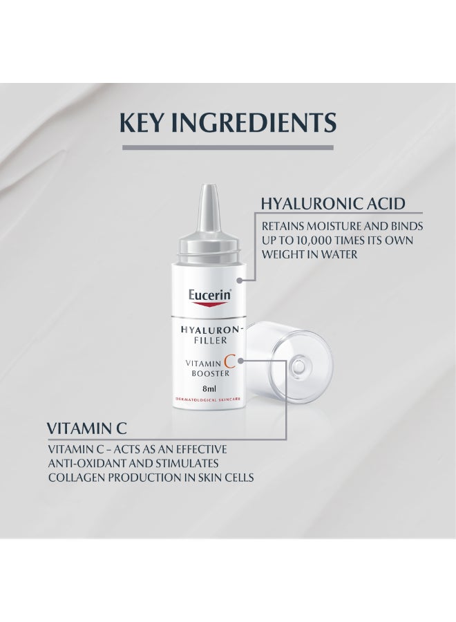 Eucerin - Hyaluron Filler Anti-Aging Face Serum Vitamin C Booster With Hyaluronic Acid Suitable For All Skin Types, 3 X 8ml - Image 1