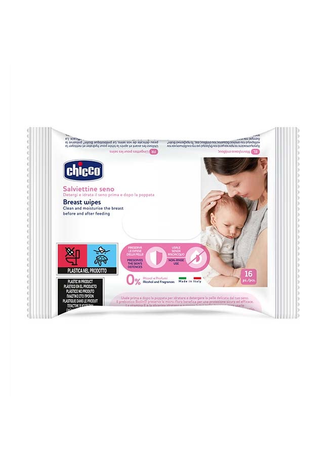 Chicco Breast Wipes 16Pcs - Image 1