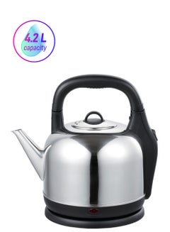 ALSAIF-ELEC Electric Kettle 4.2 L 2000 W JN2360 Silver/Black 