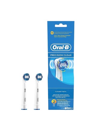 Precision Clean Toothbrush Replacement Heads, EB20 (2 pcs) Multicolour 500grams - pnsku/N40886115A/45/_/1732554879/2278b140-58ff-4c89-a324-94151789b21c