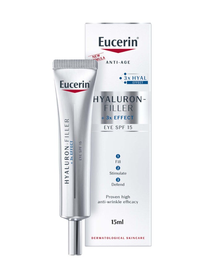 Eucerin Hyaluron Filler Anti-Aging Eye Cream With Hyaluronic Acid Spf 15 15ml  - Image 2