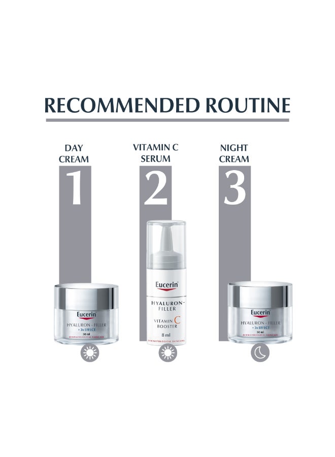 Eucerin - Hyaluron Filler Anti-Aging Face Serum Vitamin C Booster With Hyaluronic Acid Suitable For All Skin Types 8ml - Image 1