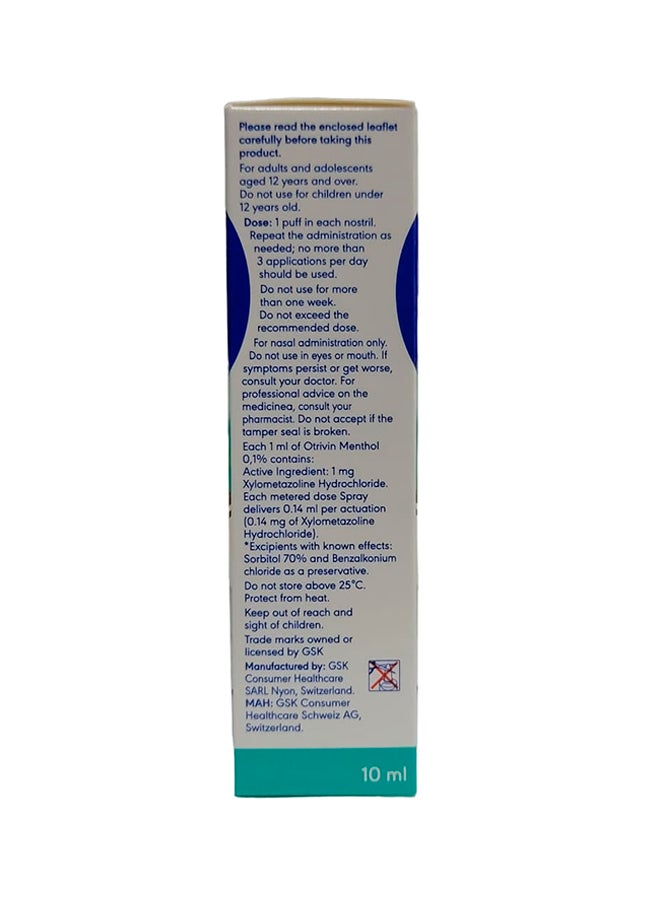OTRIVIN Menthol Metered Dose Nasal Spray  - Image 3