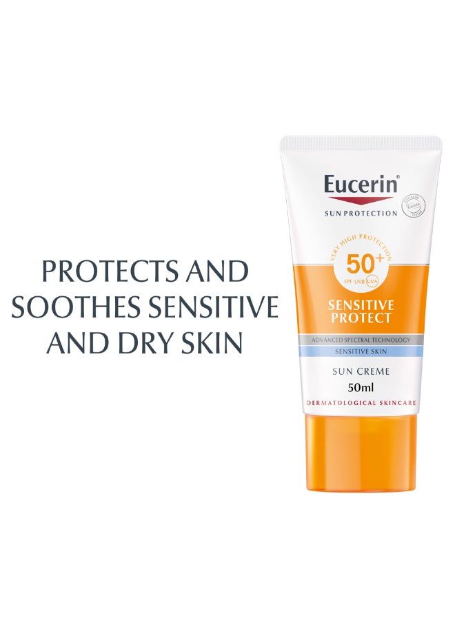 يوسيرين - واقي شمسي لحماية البشرة الحساسة بعامل حماية من الشمس SPF +50 50ملليلتر - Image 1