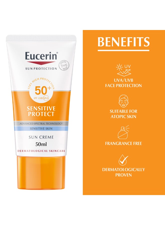 يوسيرين - واقي شمسي لحماية البشرة الحساسة بعامل حماية من الشمس SPF +50 50ملليلتر - Image 1