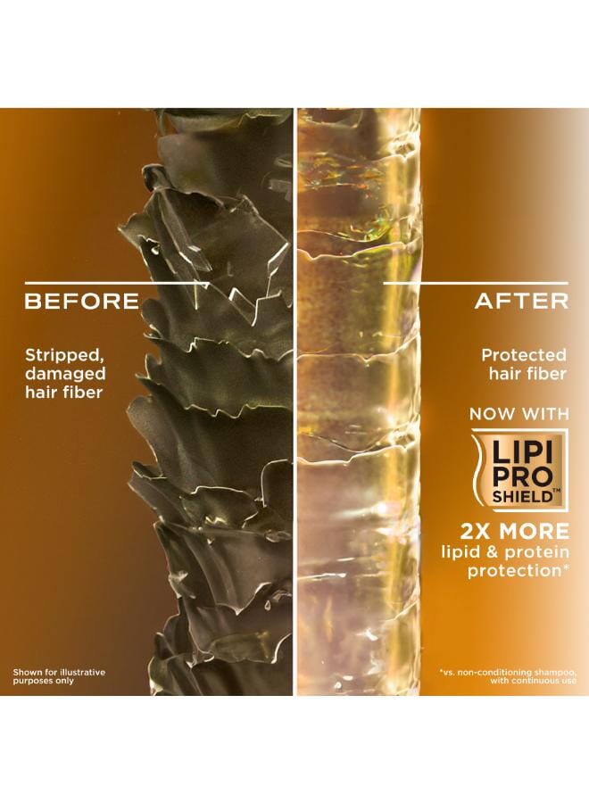 Ogx Ever Straightening+ Brazilian Keratin Smooth Shampoo Beige 385ml - Image 4