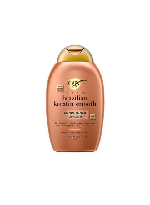 Ogx Ever Straightening+ Brazilian Keratin Smooth Conditioner Beige 385ml