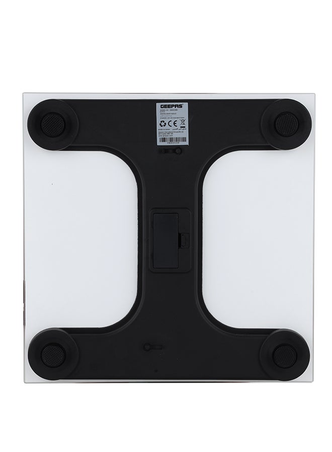 GEEPAS - Digital Body Scale 180 Kg Capacity, Multi-Purpose Weighing Machine With Low Battery And Overload Indicator, For Human Body-Weight, Tempered Glass Top, 2 Years Warranty Gbs4208 - Image 1