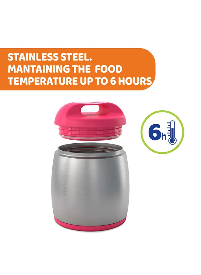 Chicco Thermal Food Container 0M+, Pink