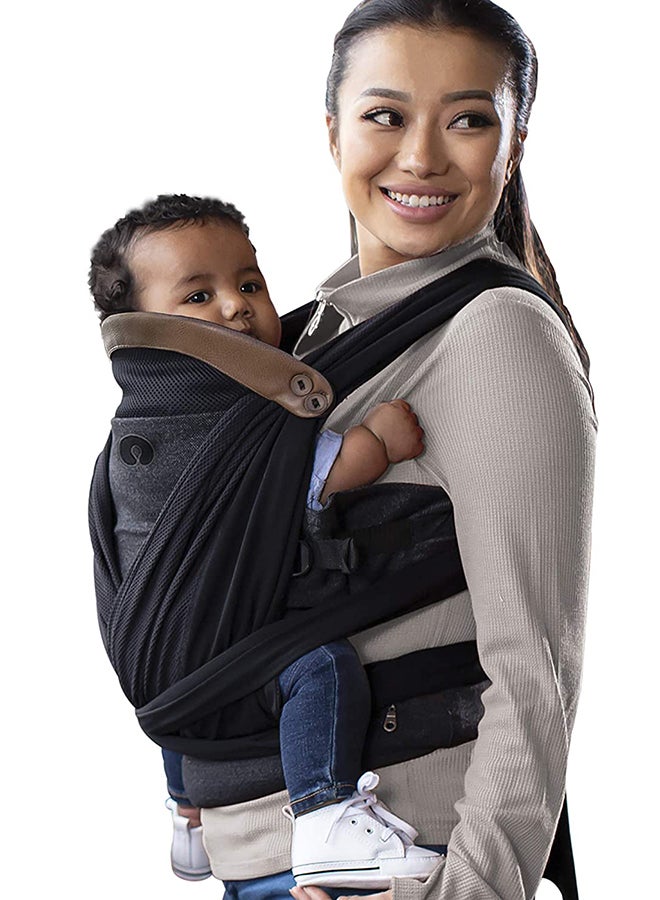 Chicco - Boppy Adjust Comfy Fit Baby Carrier, Charcoal - Image 1