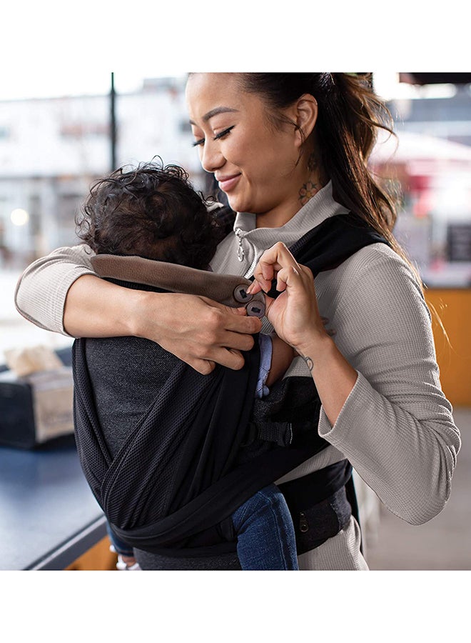 Chicco - Boppy Adjust Comfy Fit Baby Carrier, Charcoal - Image 1