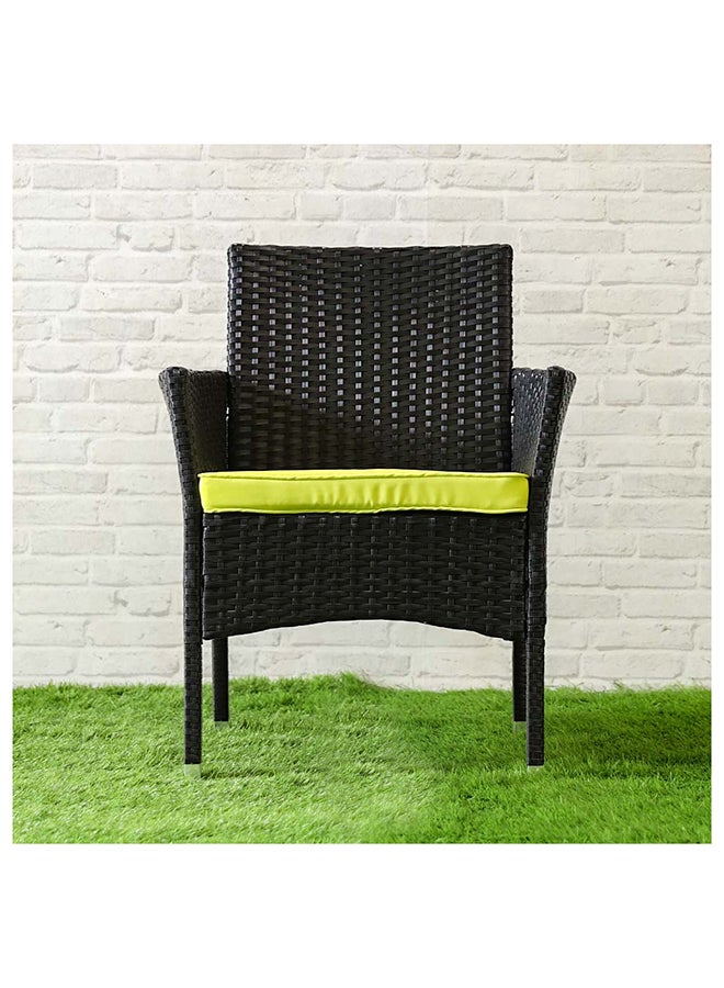 DANUBE HOME - Alyana 4-Seater Outdoor Sofa Set Metal Frame Modern Garden Furniture Light Green 79x46x40cm - Image 1
