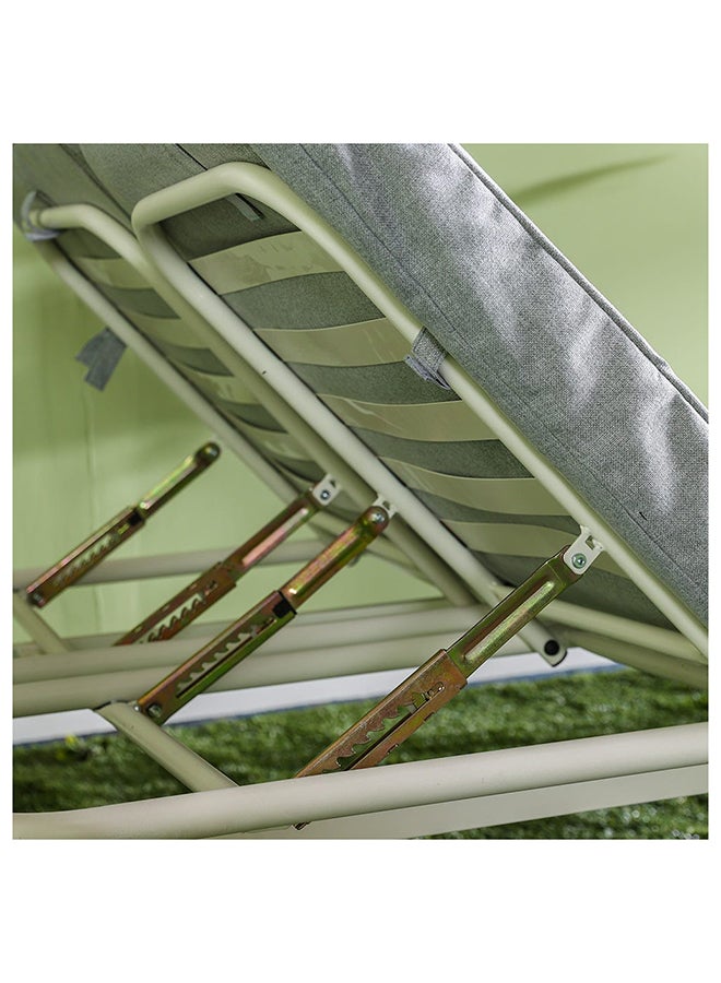 DANUBE HOME Alma Swing 3 Seater Hanging Hammock Chair for Indoor Outdoor Garden Blue 230x120x193cm  - Image 2