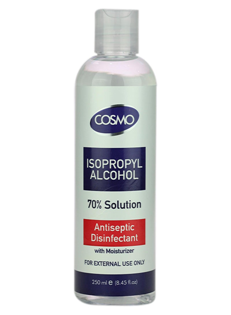 COSMO Isopropyl Alcohol 70% Solution Antiseptic Disinfectant 250ml - Image 1