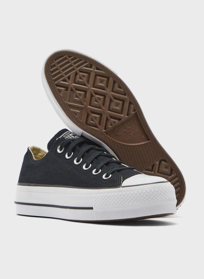 CONVERSE Women's Chuck Taylor All Star Low Top Sneakers Black - Image 3
