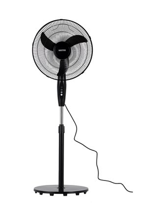 16" Stand Fan with Aerodynamic design 50/60Hz, 3-Leaf Blades, 3-Speed Control, Oscillation, Child protection, Powerful Motor/Strong Safety Grill, Super Silent, Adjustable Height, Built In Safety Thermal Fuse/Suitable For Large Spaces, Home, Office & Super Strong Blades 70 W KNF6153L Black - pnsku/N40952818A/45/_/1744637791/93729753-d5aa-4e76-a3d1-6c530e414816