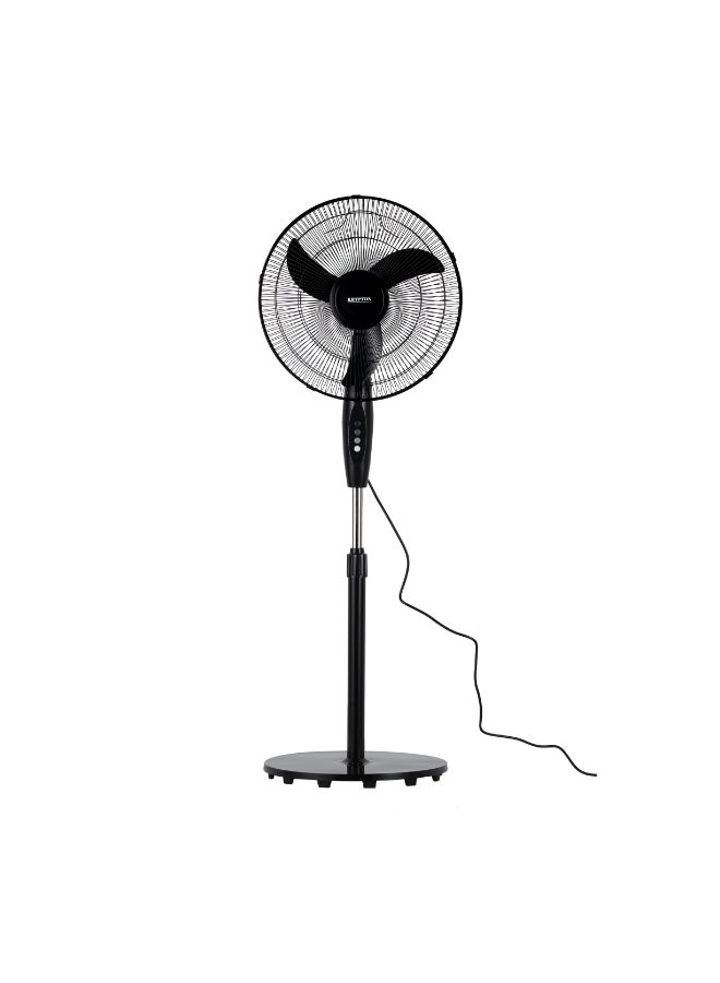 كريبتون مروحة عمودية بوظيفة التأرجح 70 W KNF6153 أسود - Image 1