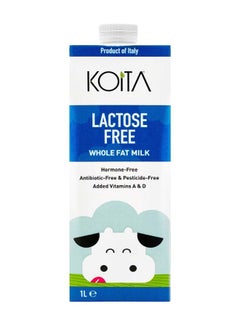 Koita Lactose Free Whole Fat Milk Plain 1Liters  - Image 1