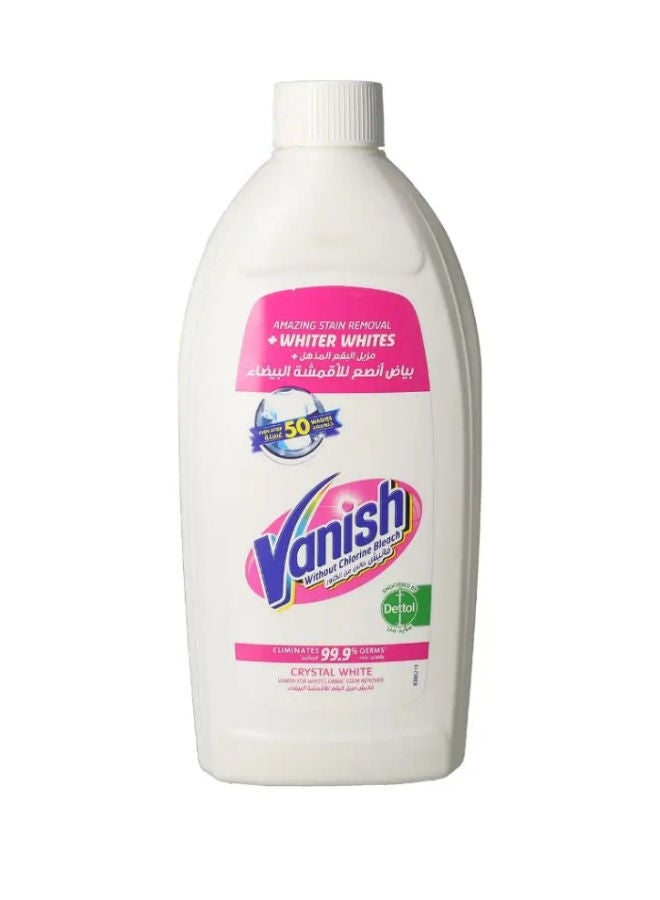 Vanish Crystal Laundry Stain Remover Liquid For Clothes White 450ml  - Image 1