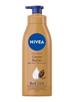 Nivea Cocoa Butter Body Lotion With Deep Moisture Serum 400ml Pack Of 2  - Image 2
