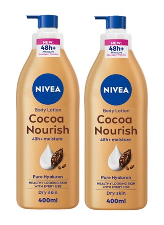 Cocoa Butter Body Lotion With Deep Moisture Serum 400ml Pack Of 2 - pnsku/N41003823A/45/_/1752065210/ab8dbe0c-9595-41bd-9651-8a55d4f5a771
