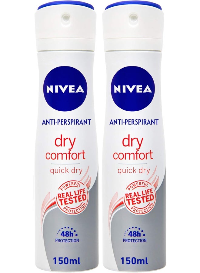 Comfort Antiperspirant For Women Quick Dry Spray 150ml