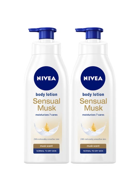Pack Of 2 Sensual Musk Body Lotion 400ml