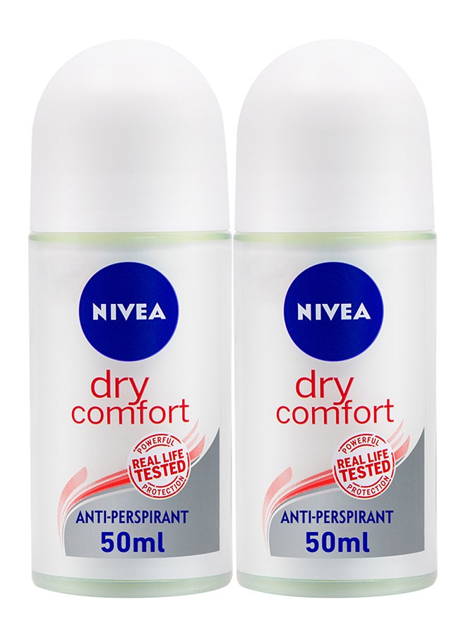 Nivea Pack Of 2 Antiperspirant Roll On 50ml  - Image 1
