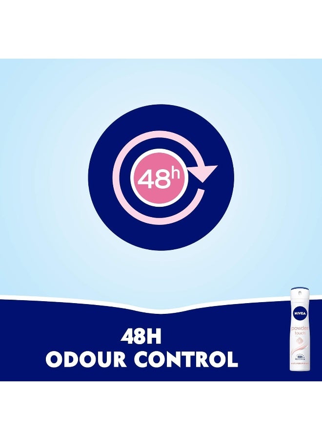 نيفيا مجموعة بخاخ مضاد تعرق باودر تاتش مكونة من قطعتين 150ملليلتر - Image 4