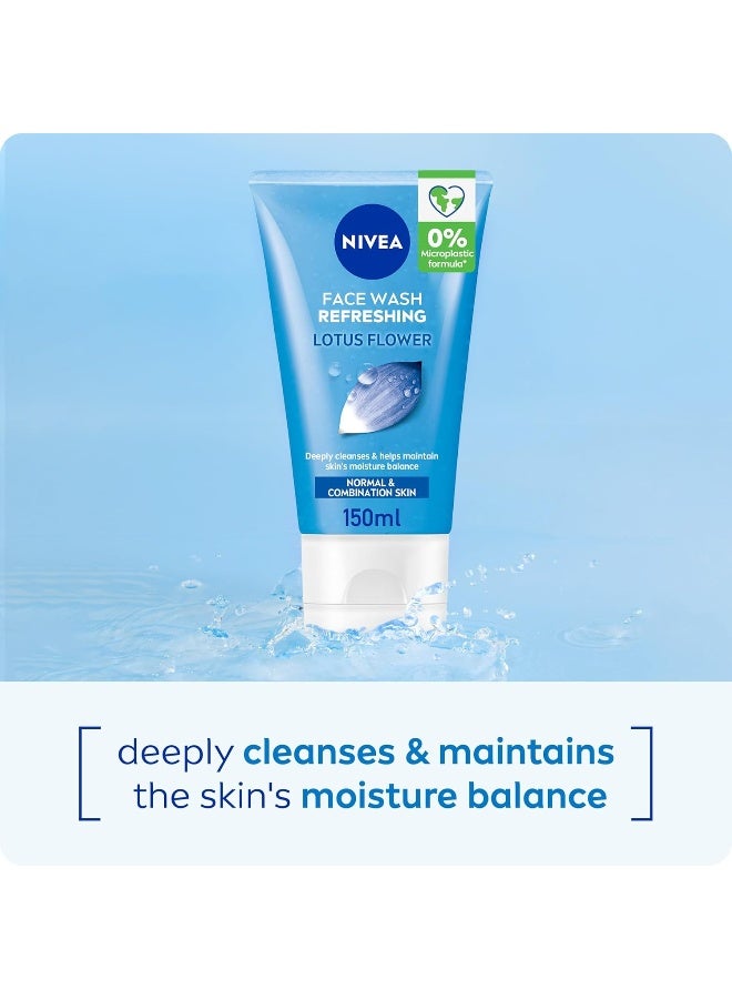 Nivea - Pack Of 2 Refreshing Face Wash 150ml - Image 1
