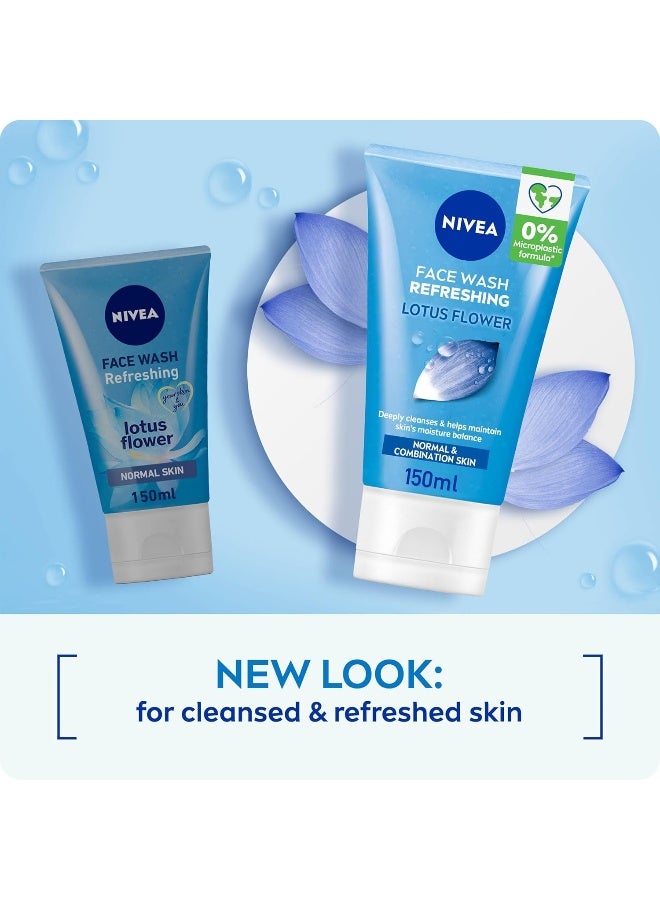 Nivea - Pack Of 2 Refreshing Face Wash 150ml - Image 1