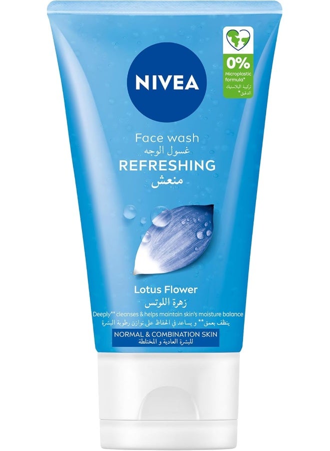Nivea - Pack Of 2 Refreshing Face Wash 150ml - Image 1