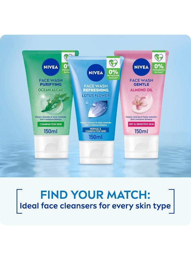 Nivea - Pack Of 2 Refreshing Face Wash 150ml - Image 1