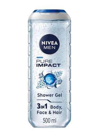 جل استحمام بيور إمباكت للرجال 500ml Pack Of 2 - view 2