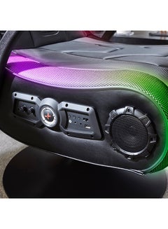 إكس روكر كرسي الألعاب Monsoon RGB 4.1 ستيريو مزود بإضاءة LED نابضة  - Image 4