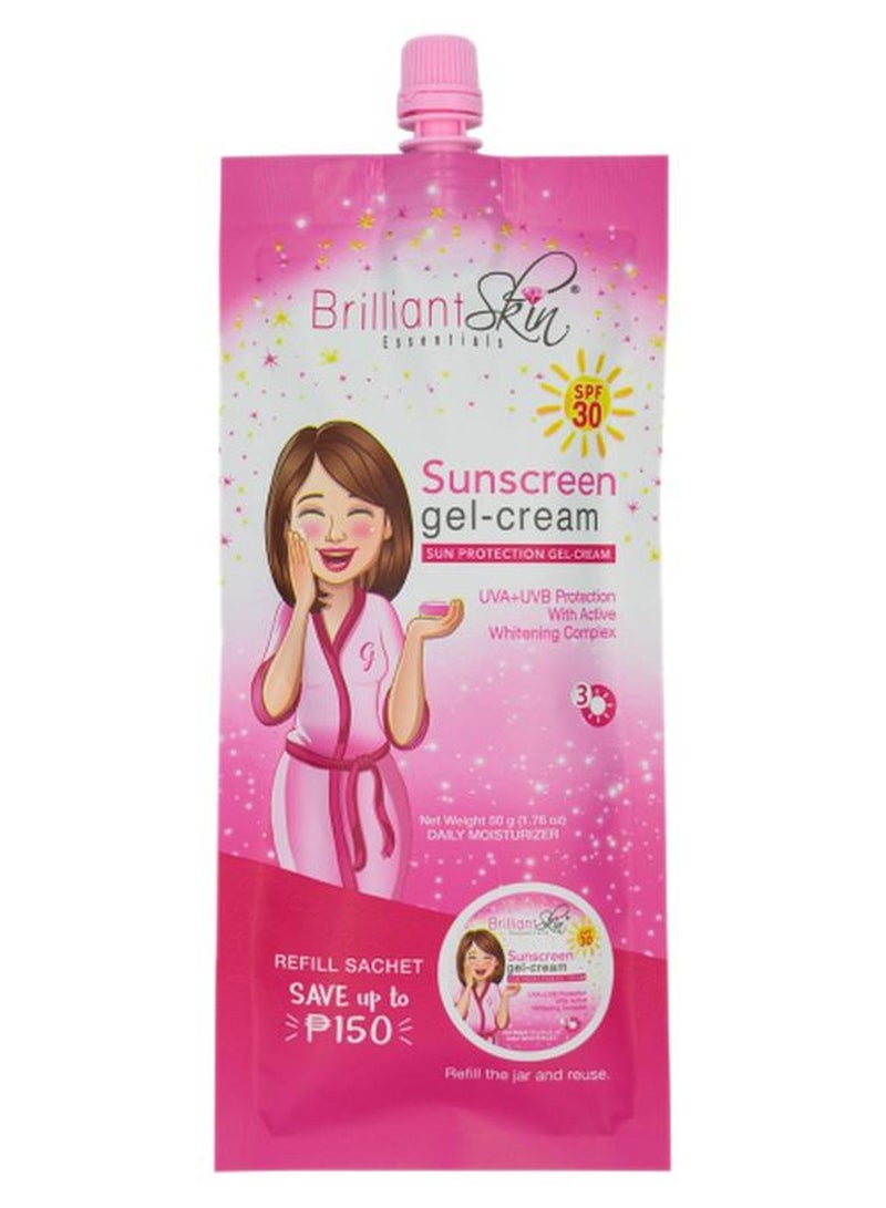 بريليانت سكين إسينشالز كريم جل واقٍ من الشمس بعامل حماية من الشمس SPF 30 50جرام