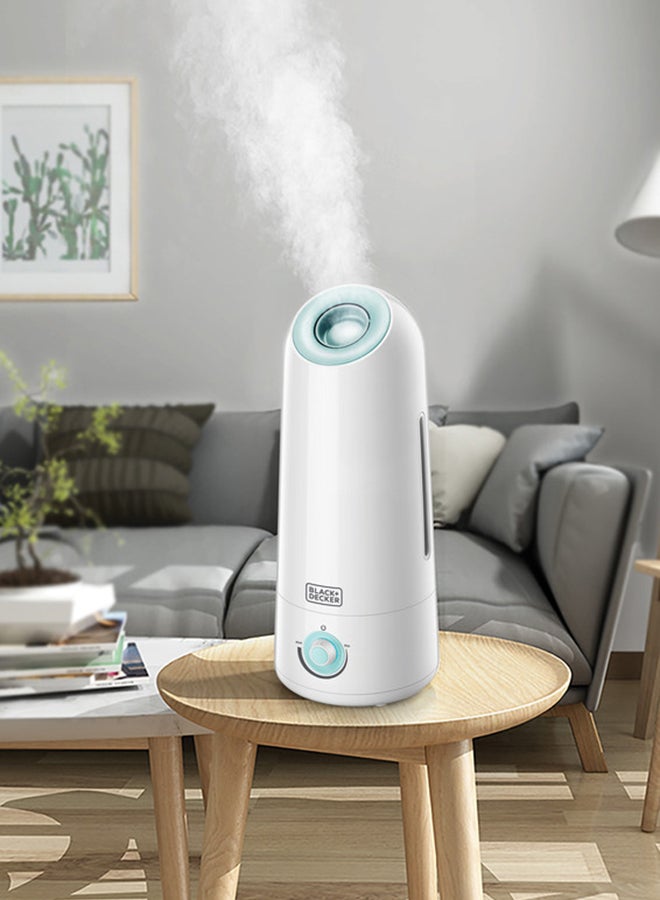 BLACK+DECKER Ultrasonic Air Humidifier, Covers 430 sqft, Adjustable Mist, Auto Shutoff, Water Level Indicator, Aroma Tray for Oils - HM5000-B5 White/Mint Green - Image 5