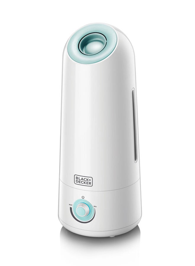 بلاك اند ديكر مرطب الهواء  5 ليتر بالموجات فوق الصوتية ، يغطي مساحة 430 قدمًا مربعًا، ضباب قابل للتعديل، إيقاف تلقائي، مؤشر لمستوى المياه، حجرة للزيوت العطرية - HM5000-B5 أبيض/ أخضر نعناعي HM5000-B5 أبيض/ أخضر نعناعي - Image 1
