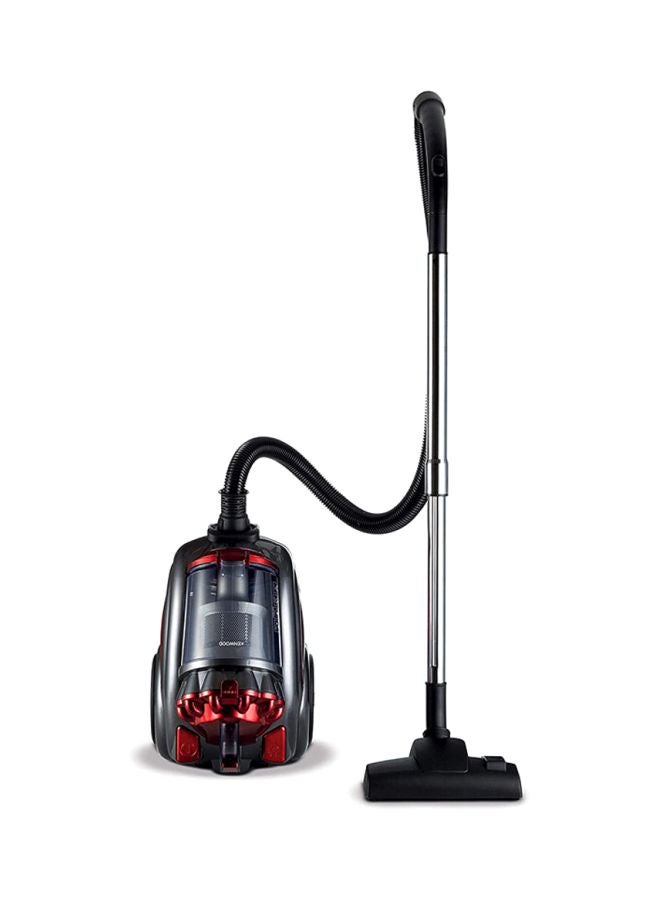 KENWOOD Bagless Canister Vacuum Cleaner, Dust Container Capacity, Speed Control, Cleanable HEPA Filter, Anti Bacteria, 3.5 L 2200 W VBP80 Black/Red/Silver - Image 2