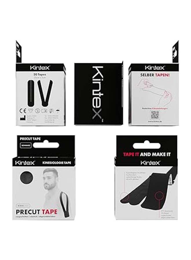 Kintex Pre Cut Kinesiology Tape 25 X 5cm - Image 4