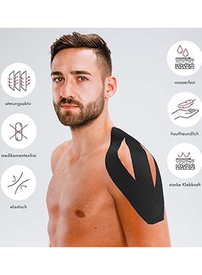 Kintex Pre Cut Kinesiology Tape 25 X 5cm - Image 5