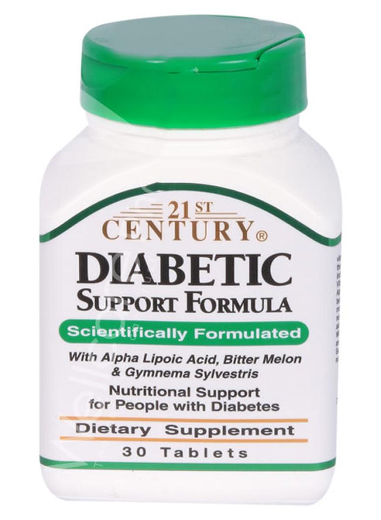 21st Century Diabetic Support Formula 30 Tablets - Image 1