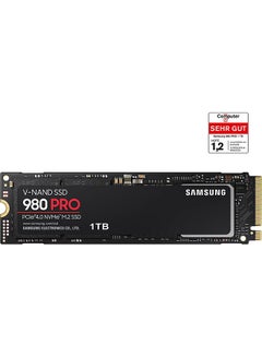 Samsung 980 PRO 1TB NVMe PCIe 4.0 M.2 SSD – 7000MB/s Read, 5000MB/s Write, 690K IOPS, AES 256-bit Encryption, TCG/Opal 2.0 Security, Backward Compatible with PCIe 3.0, Gaming & Client PC Storage | MZ-V8P1T0BW 1 TB  - Image 2