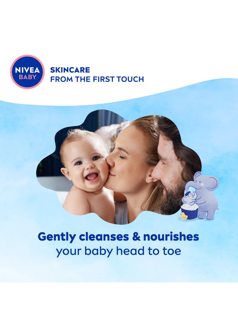 Nivea Pack Of 2 Baby Head To Toe Shampoo And Bath Calendula Extract - Image 2