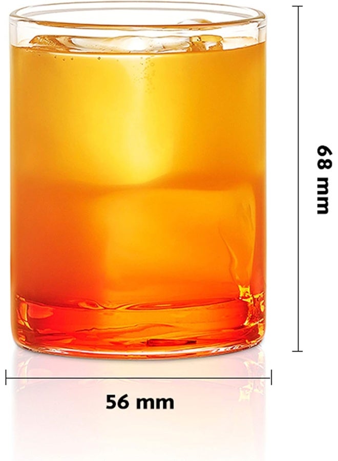 بوروسيل طقم كؤوس عصير زجاجية شفافة مكون من 6 قطع شفاف - Image 4
