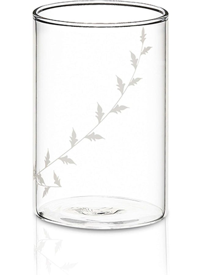 BOROSIL VISION GLASS SET WHITE KRIP MEDIUM 295 ML|CLEAR HIGH BALL|TRANSPARENT|TUMBLER FOR WATER, JUICE, COCKTAIL, MOCKTAIL|6 PC GLASS SET Clear - Image 4