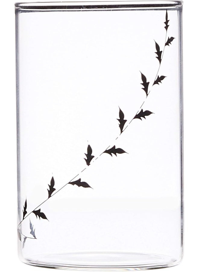 Borosil - Vision Black Krip Medium Glass, 295ml - Pack of 6 Clear - Image 1