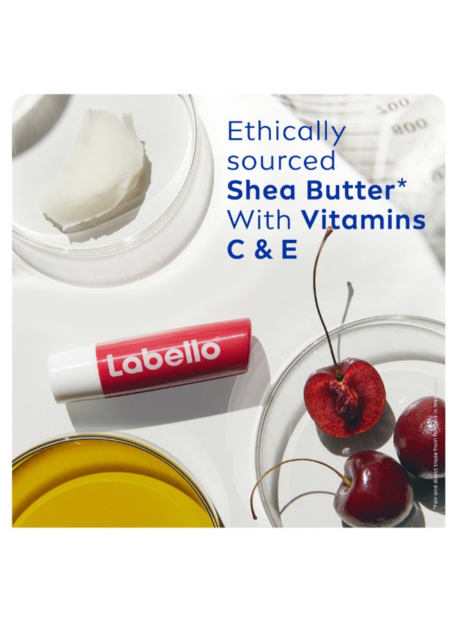 Labello Pack Of 2 Moisturizing Lip Balm Cherry Shine 4.8grams  - Image 4